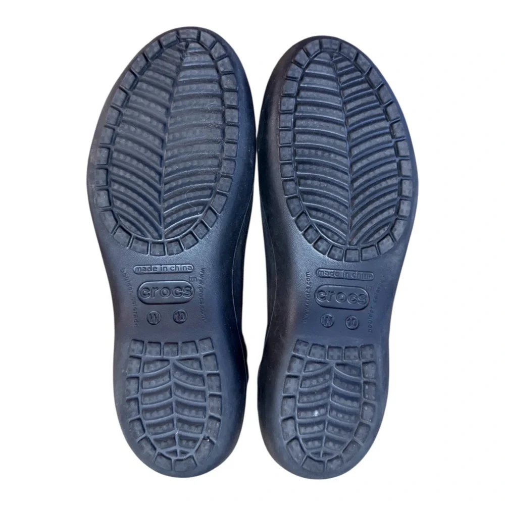Crocs Malindi Slingback Ballet Flats Women’s Size 10 Black